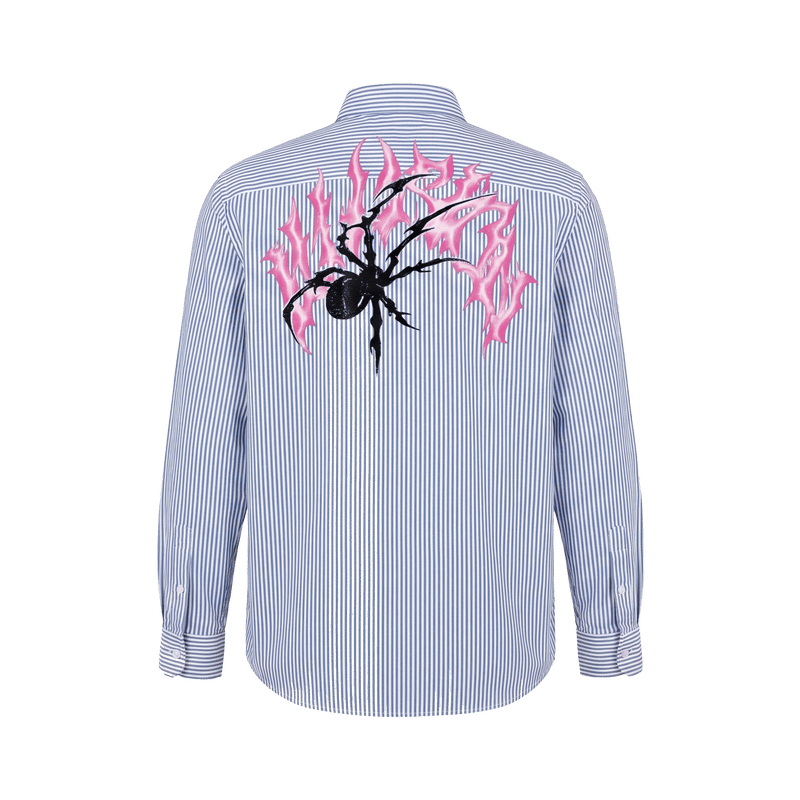 Off Supply Line Up Blue Striped Shirt