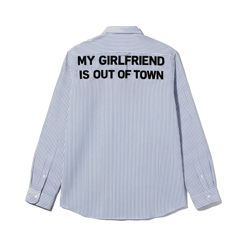 Off Supply My girlfriend is out of town Shirt (Blue)