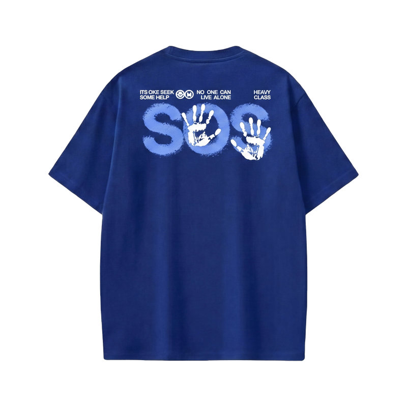 Off supply SOS Blue T-shirt
