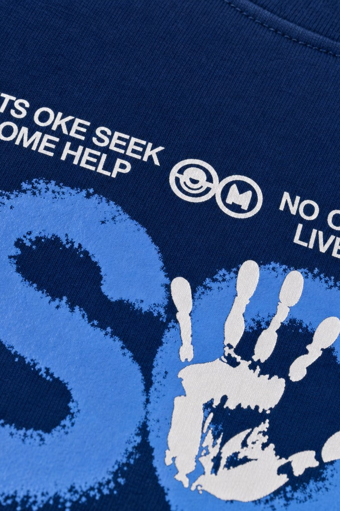 Off supply SOS Blue T-shirt