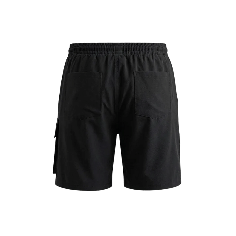 Gymbrat Men Relaxed Fit Black Shorts