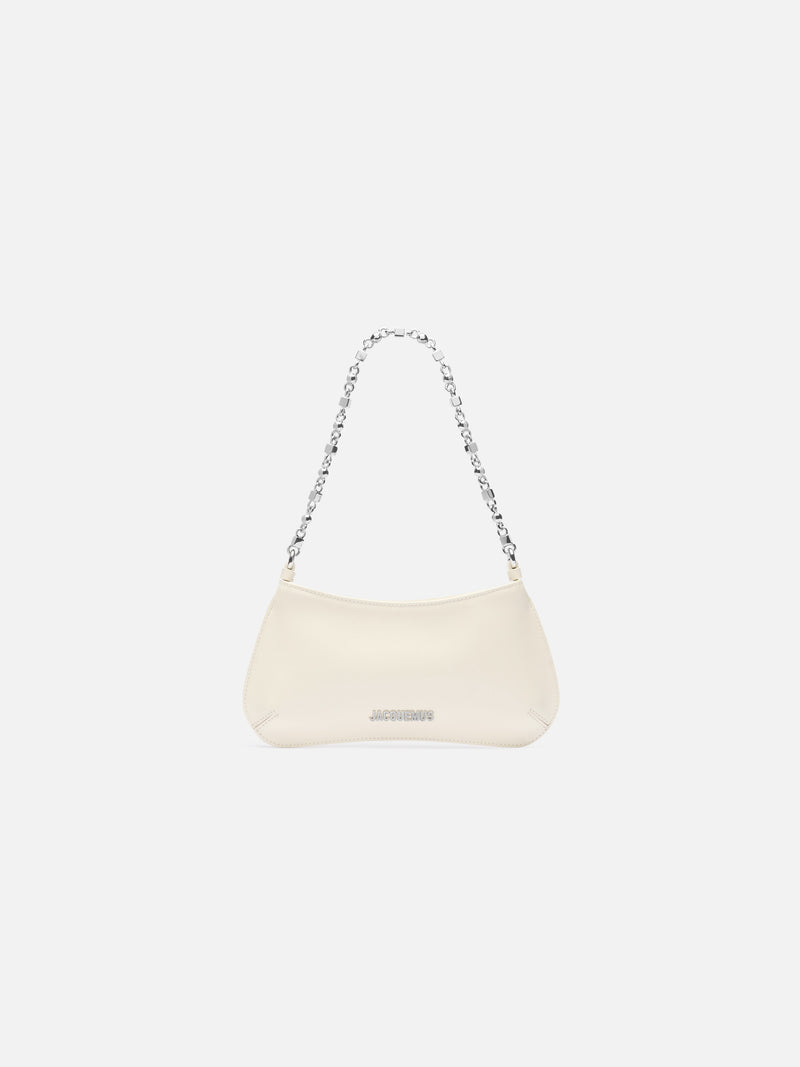 Jacquemus The Small Bisou Chaine Small Shoulder Bag Light Ivory