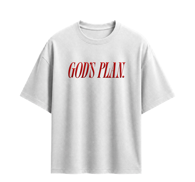 Forfksake God's Plan White T-Shirt