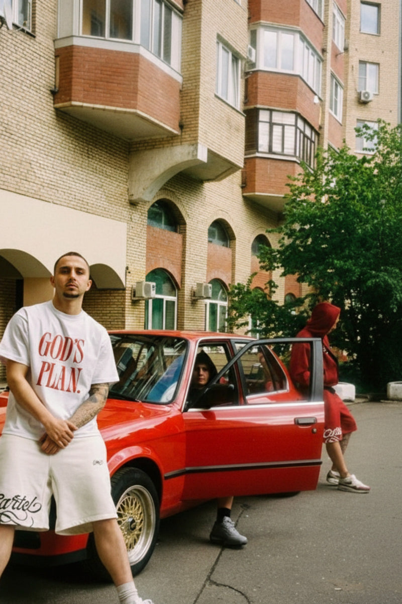 Forfksake God's Plan White T-Shirt