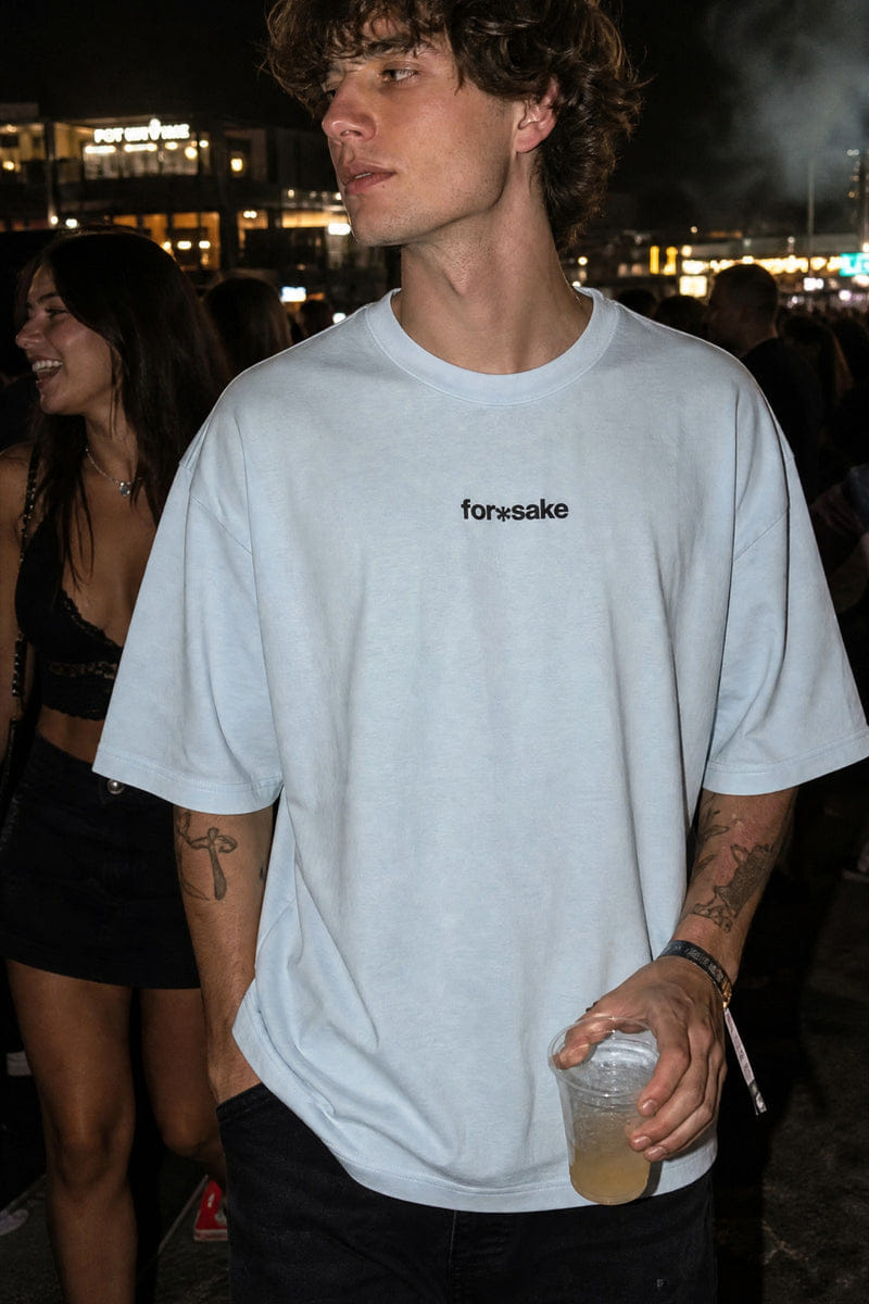 Forfksake Little Fucked Up T-Shirt Ice Blue