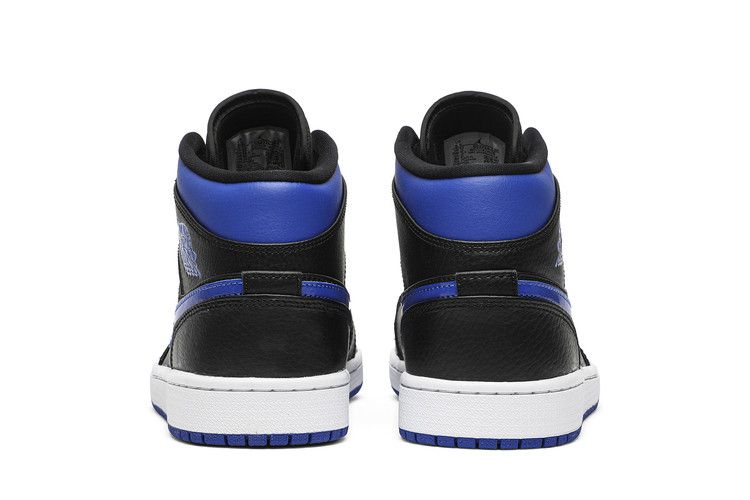 Air Jordan 1 Mid Black Hyper Royal