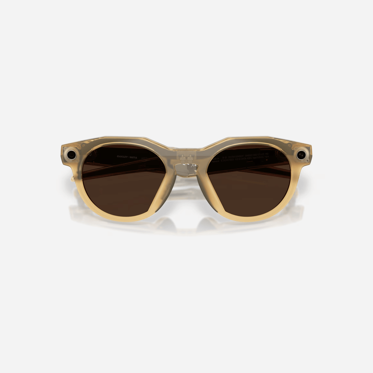 Oakley Meta HSTN Transitions Brown Lenses Light Curry Frame AI Glasses
