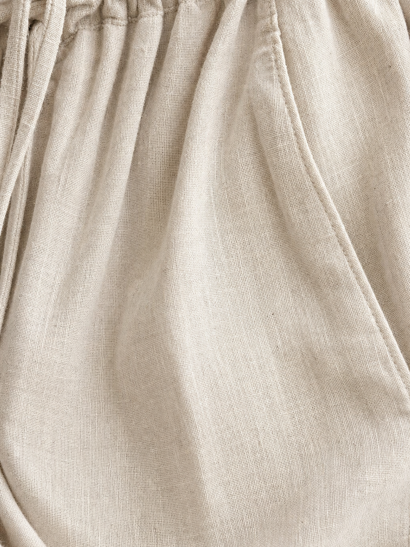 LINEN PANTS BEIGE
