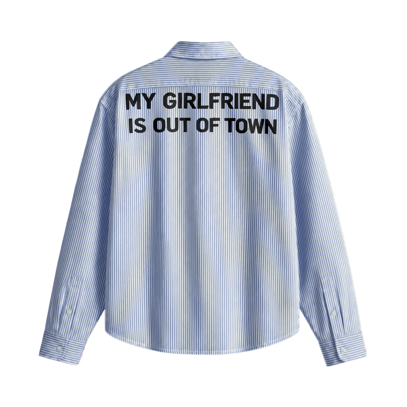Off Supply My girlfriend is out of town Shirt (Blue)