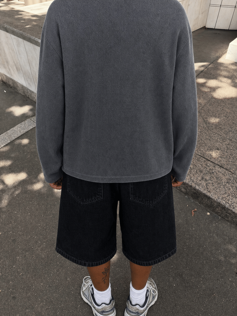 Reserve Relaxed Waffle Tee - Vintage Ash