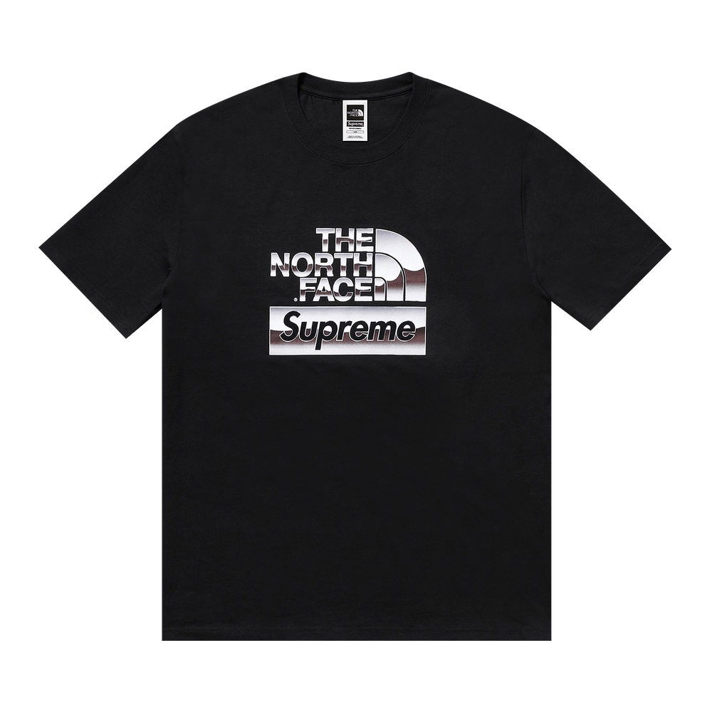 Supreme The North Face Metallic Logo T-Shirt Black