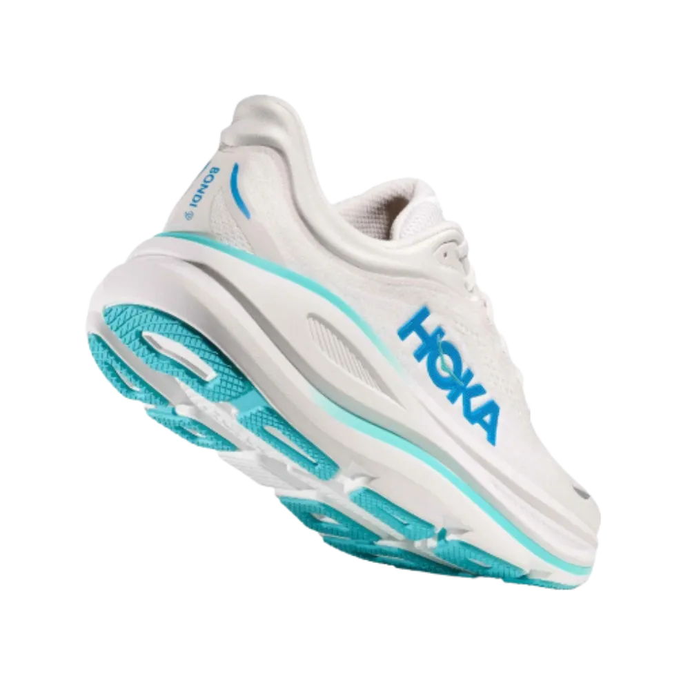 Hoka Bondi 9 White And Blue