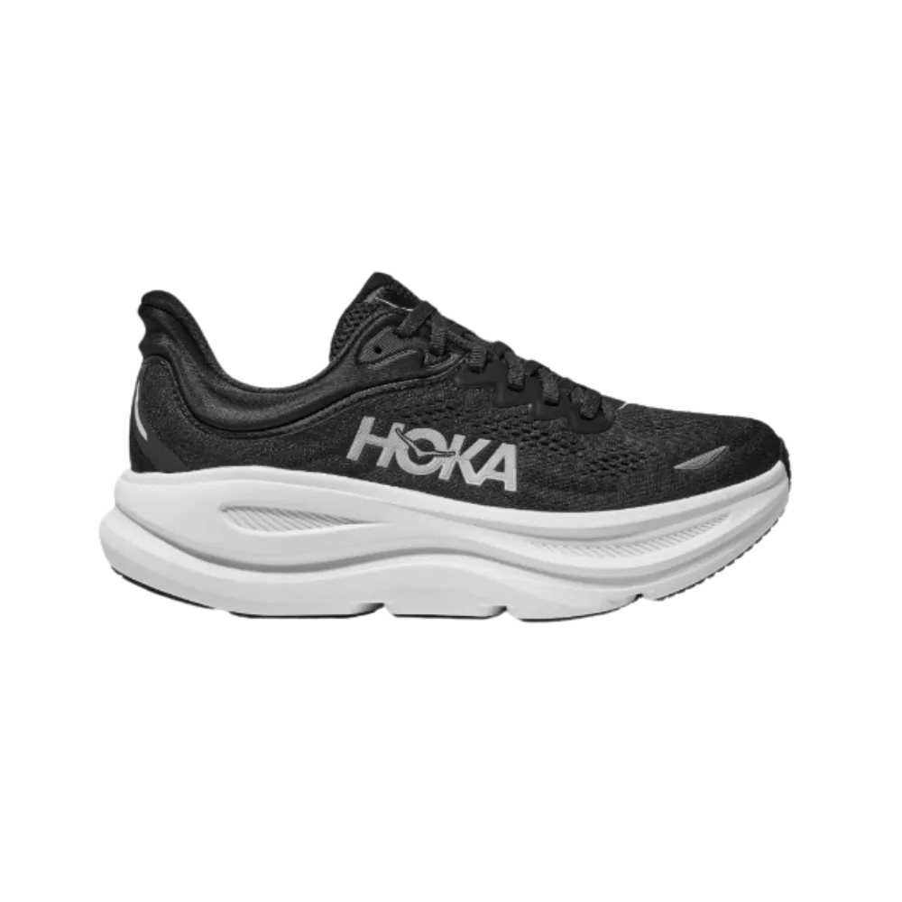 Hoka Bondi 9 Black And White