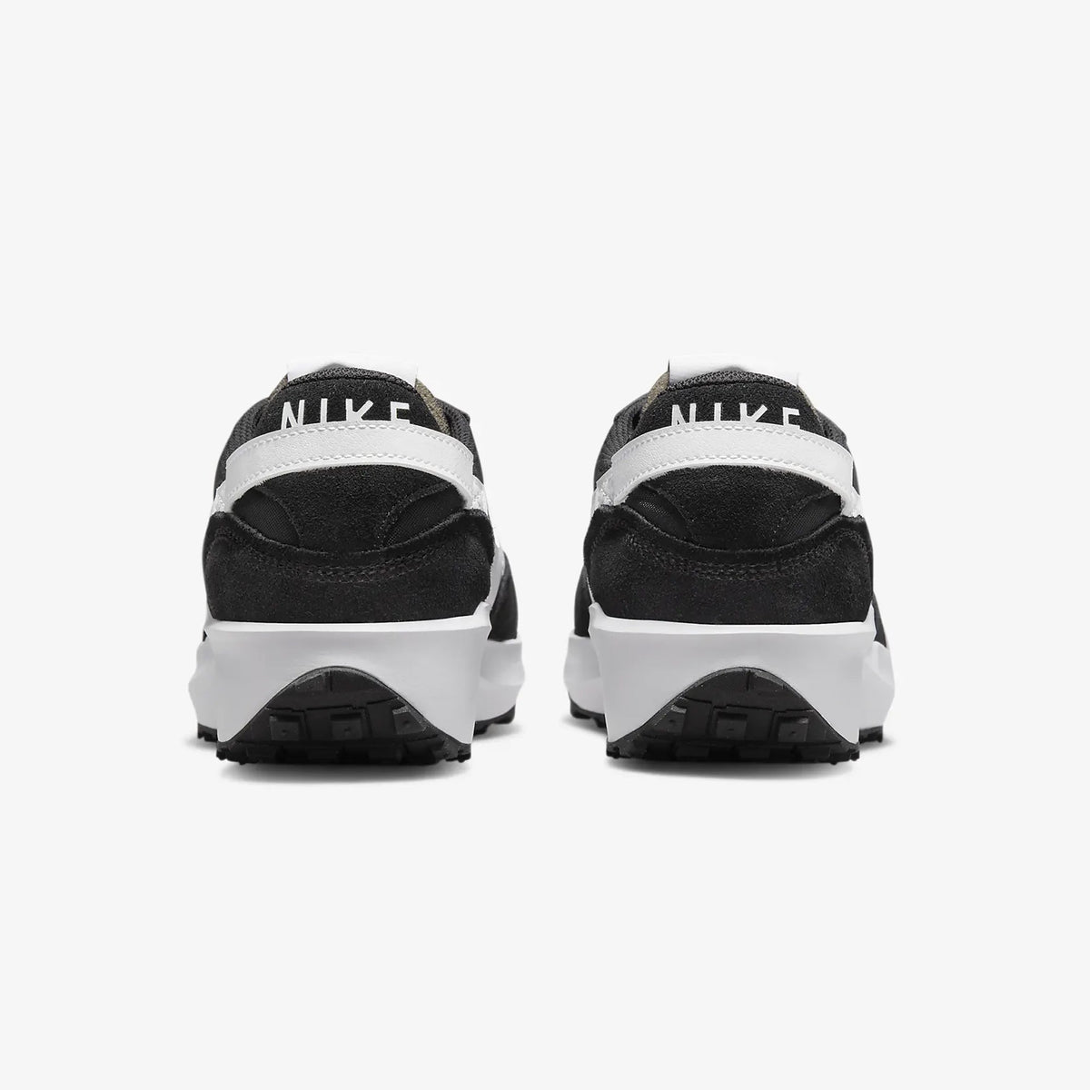 Nike WAFFLE DEBUT { BLACK/WHITE-ORANGE-CLEAR