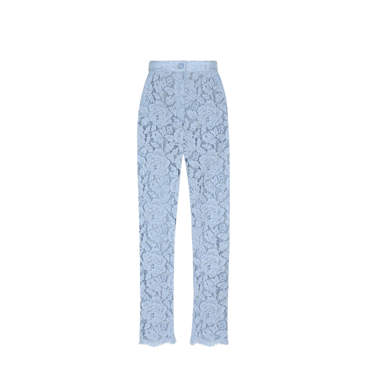 Tailored Floral Cordonetto Lace Pants