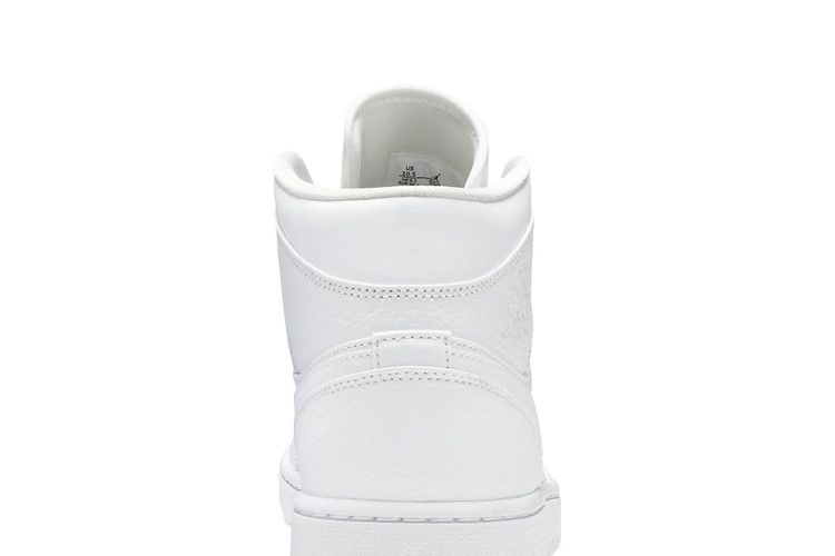 Air Jordan 1 Mid Triple White 2020
