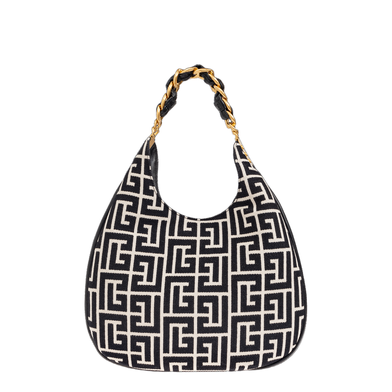 1945 Soft Hobo Large Monogrammed Jacquard Tote Bag