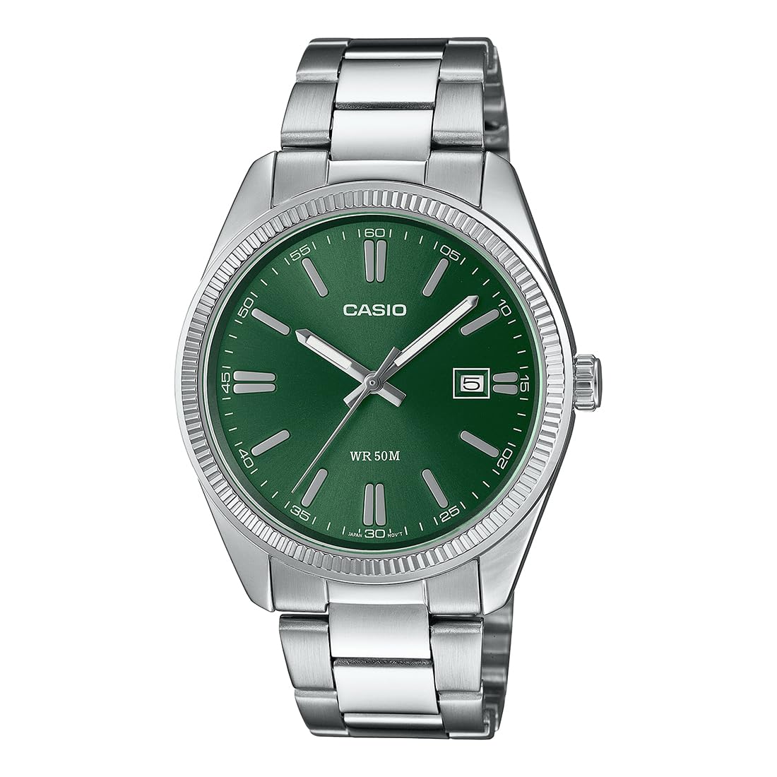 Casio Enticer Men Analog Green Dial Men MTP-1302PD-3AVEF