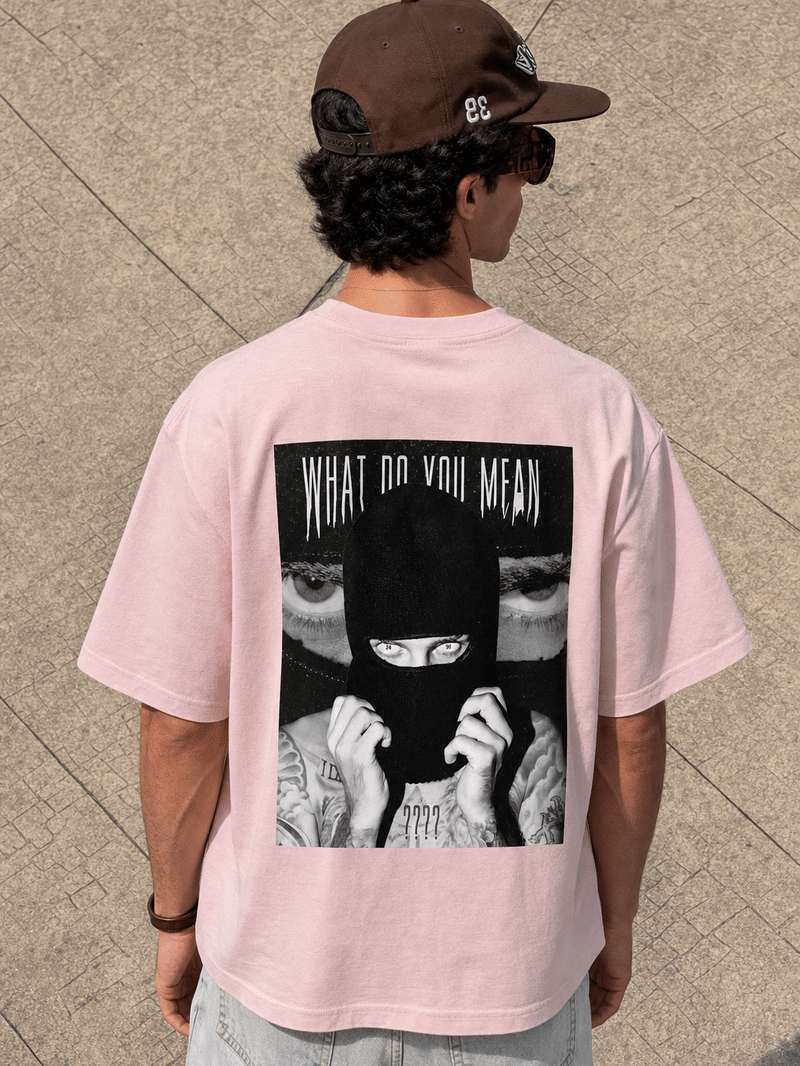 JUSTIN-What Do You Mean T-shirt(Pink)