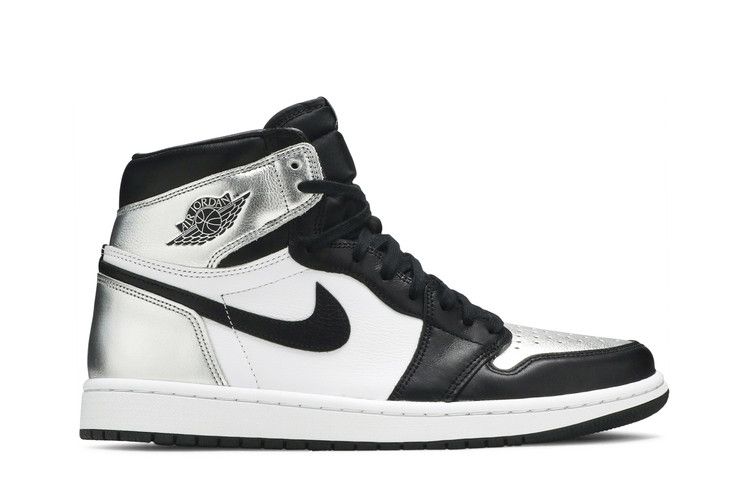 Air Jordan 1 Retro High OG Silver Toe