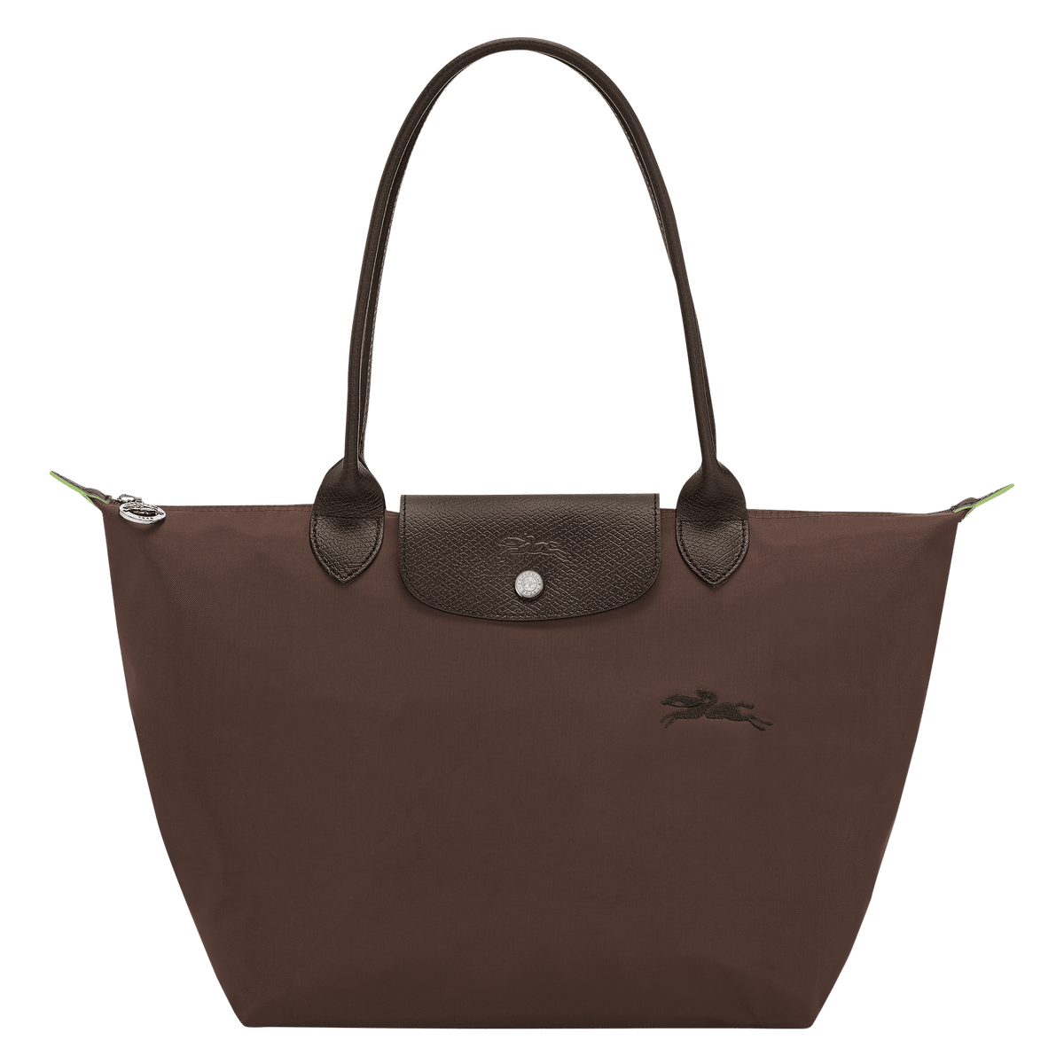 Long Champ Longchamp Le Pliage Green M Tote bag Mocha