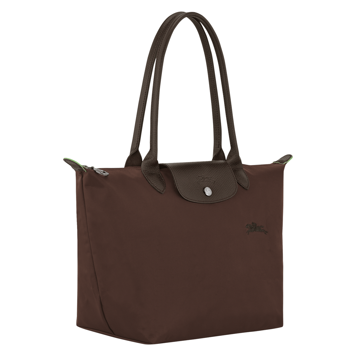 Long Champ Longchamp Le Pliage Green M Tote bag Mocha