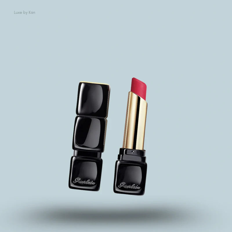 Guerlain  Kisskiss  Tender  Matte  16 Hour Comfort  Lightweight Luminous Matte Lipstick  2.8G