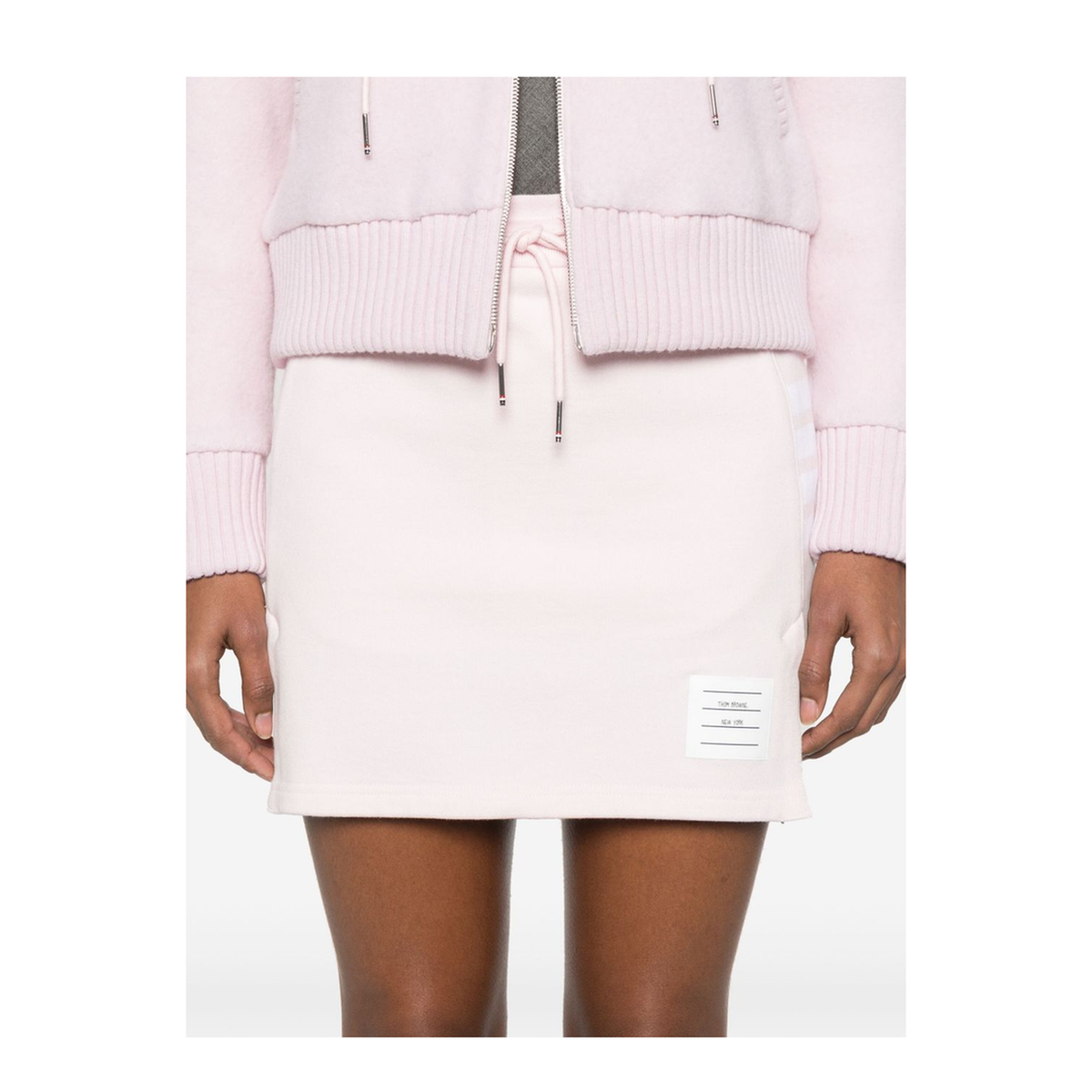 Classic 4-Bar Jersey Mini Skirt