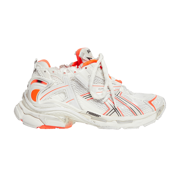 Balenciaga Runner Sneaker Eggshell Neon Orange