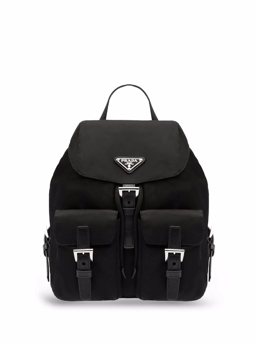 enamel triangle logo small backpack