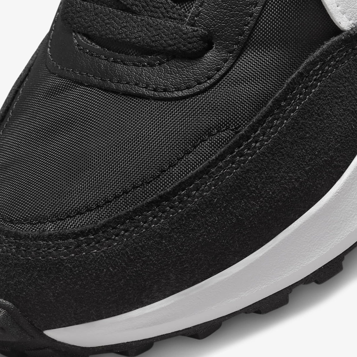 Nike WAFFLE DEBUT { BLACK/WHITE-ORANGE-CLEAR
