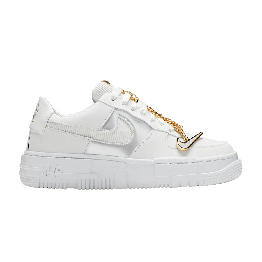 Wmns Air Force 1 Pixel 'White Gold Chain'