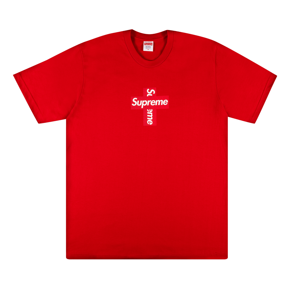 Supreme Cross Box Logo T-Shirt Red