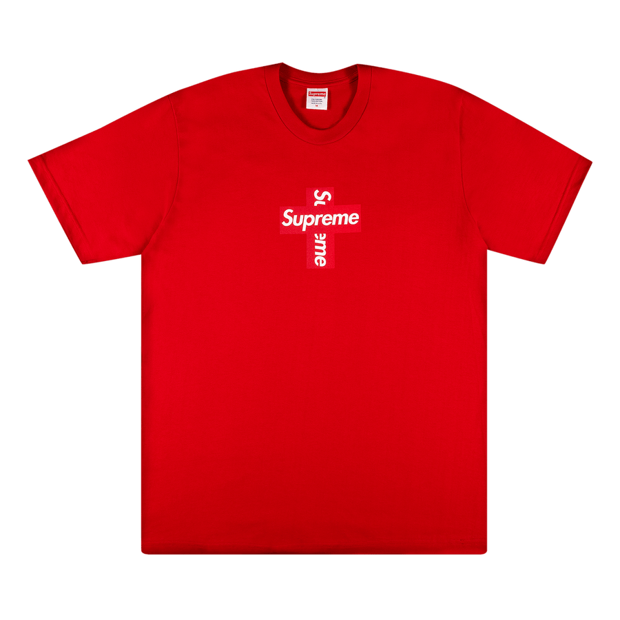 Supreme Cross Box Logo T-Shirt Red