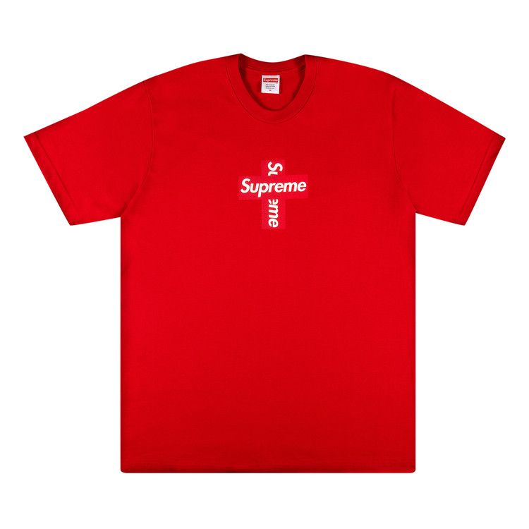 Supreme Cross Box Logo T-Shirt Red