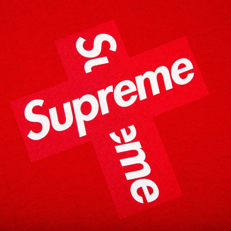 Supreme Cross Box Logo T-Shirt Red