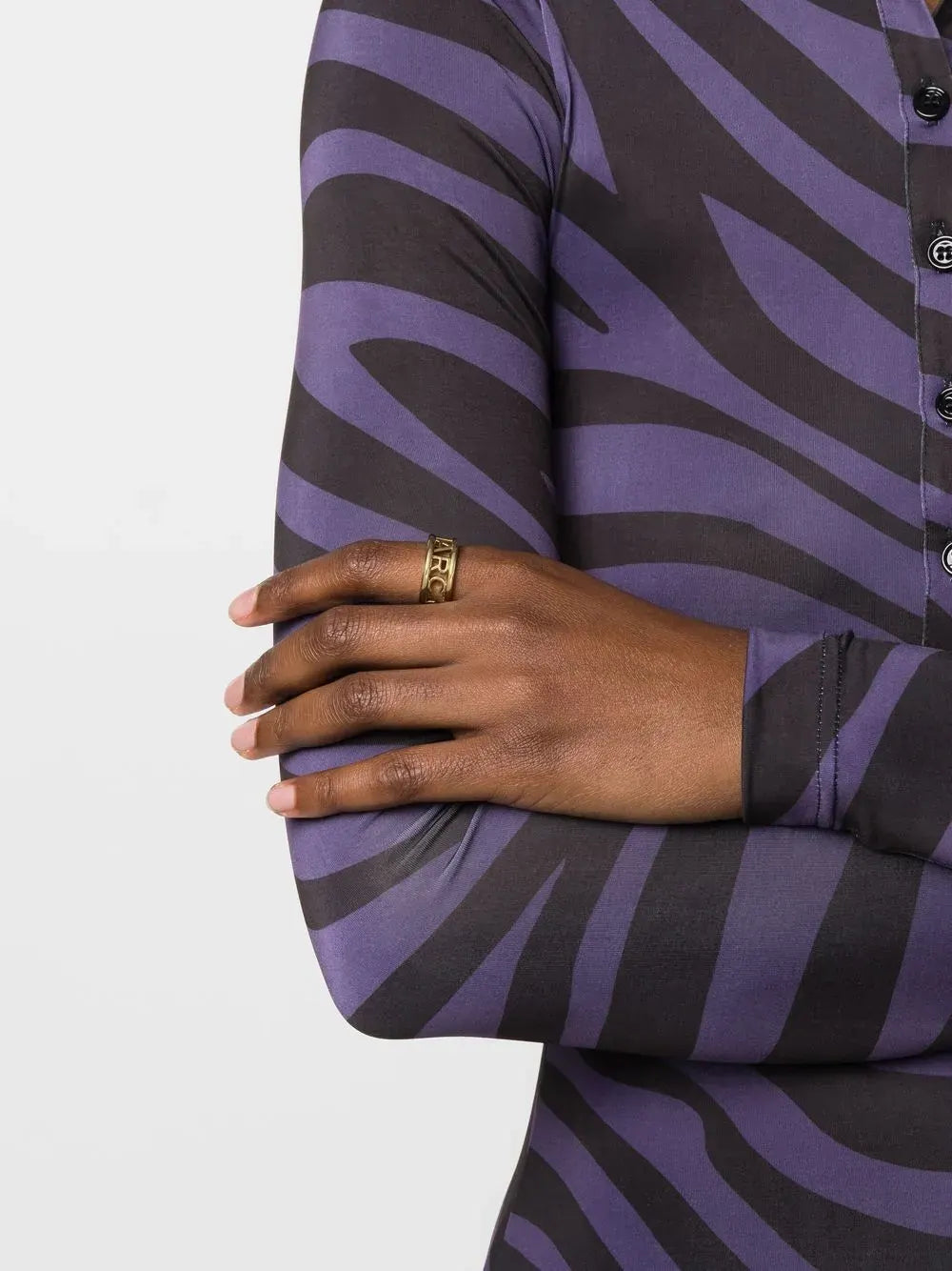 The Monogram metal ring