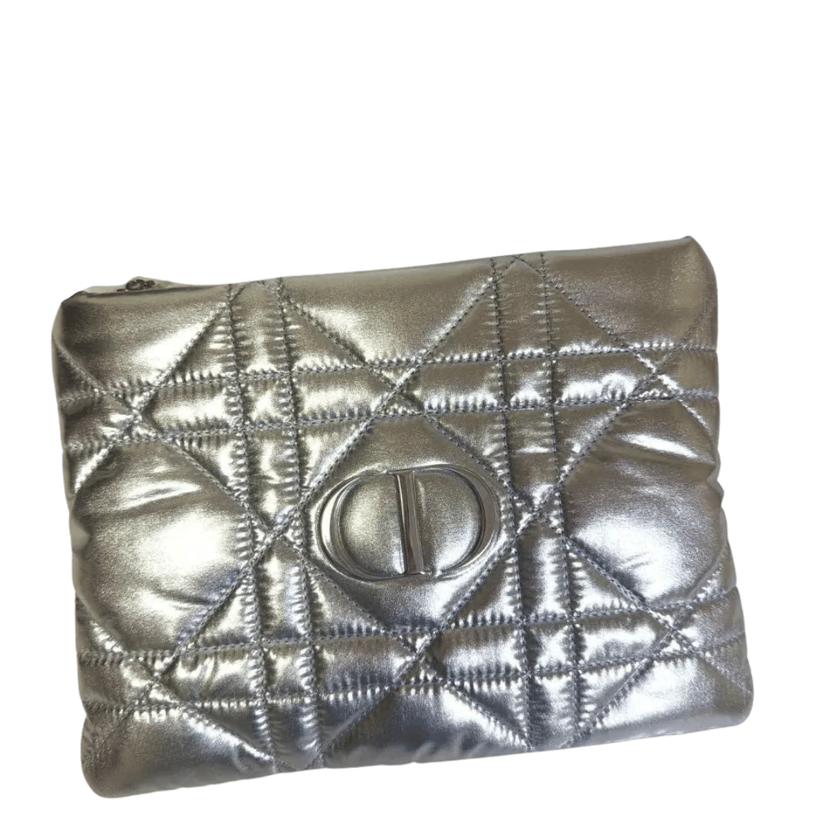 DIOR Novelty Silver Pouch Cannage Japan NEW 2026