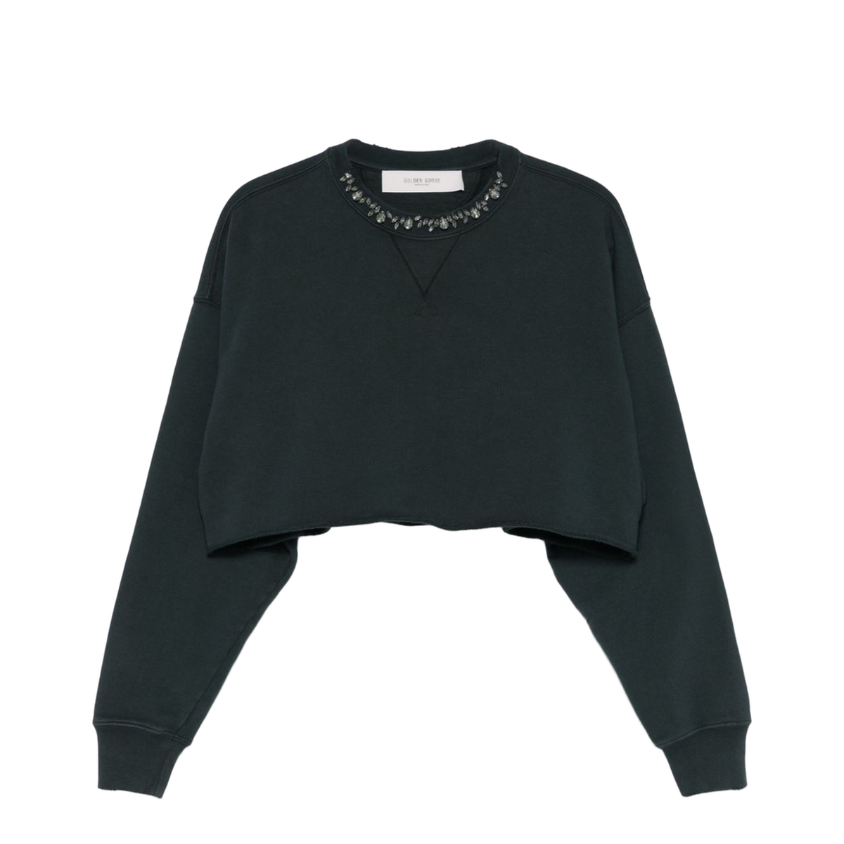 Organic Cotton Cropped Sweatshirt