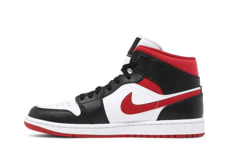 Air Jordan 1 Mid Black Gym Red