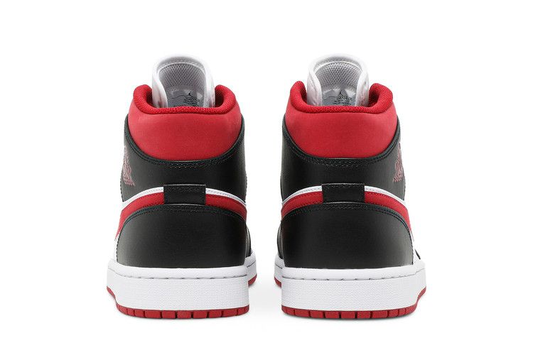 Air Jordan 1 Mid Black Gym Red