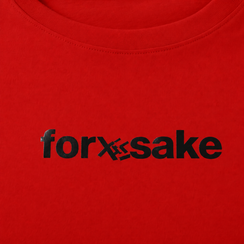 Forfksake Basic Staple Red T-Shirt