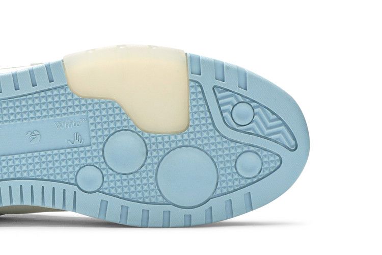 OFF-WHITE OOO Low Out Of Office Suede White Blue
