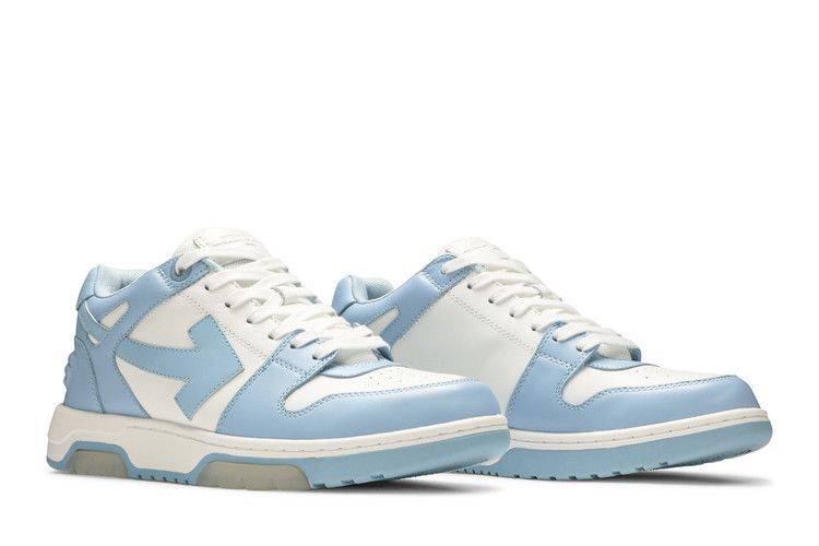 OFF-WHITE OOO Low Out Of Office Suede White Blue