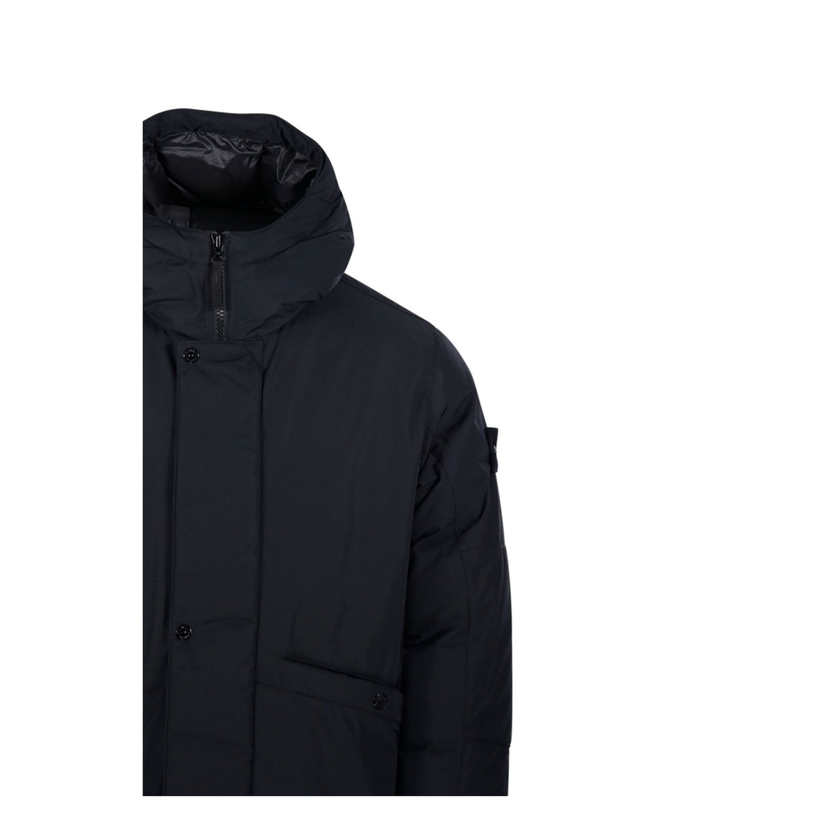 Hooded Down Parka with Anti-Drop and Multi-Pocket Design