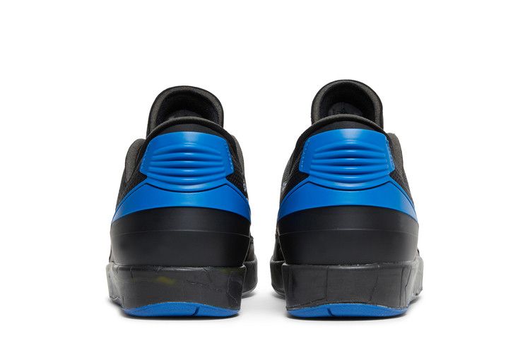 Off White x Air Jordan 2 Retro Low SP Black Varsity Royal