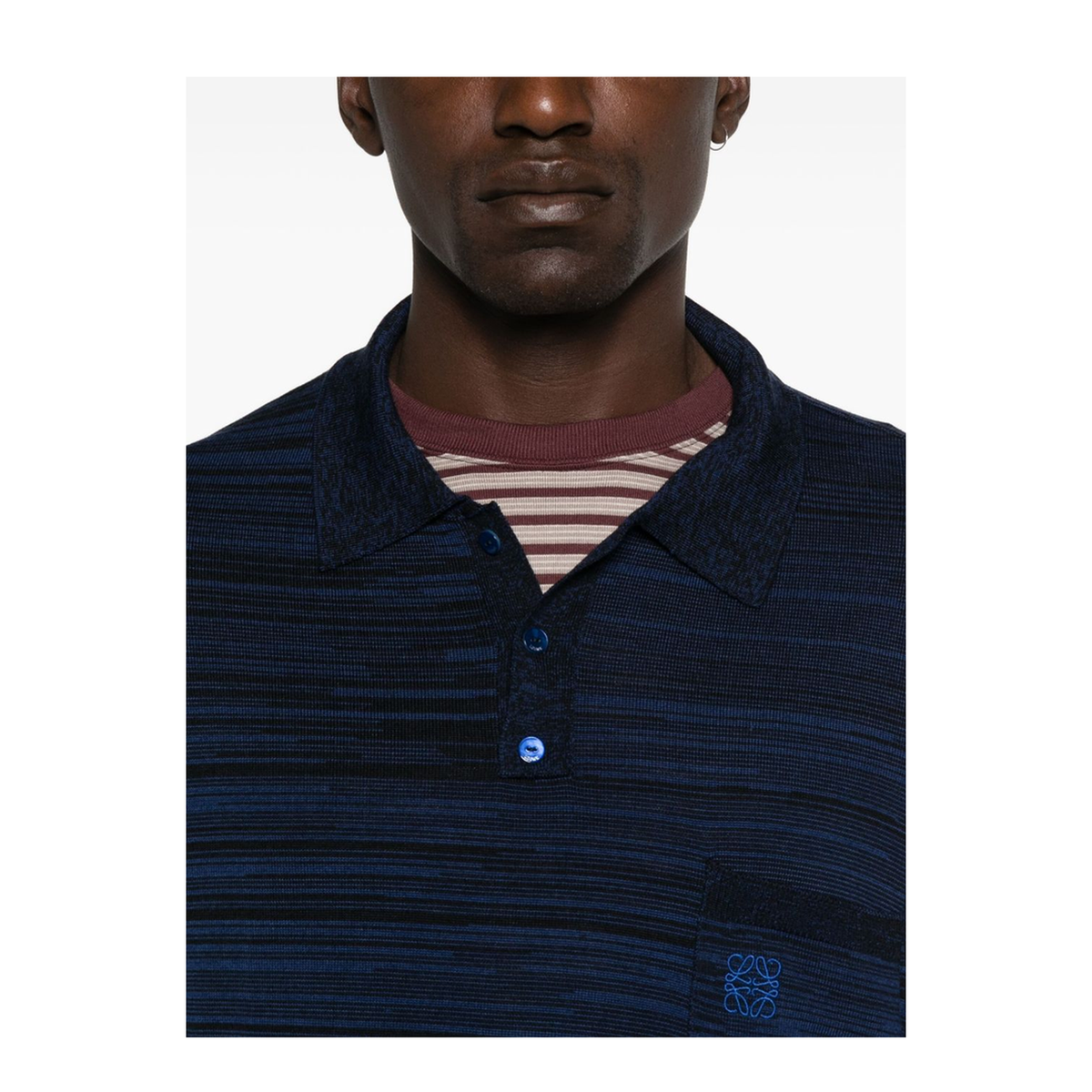 Anagram Wool Polo Shirt
