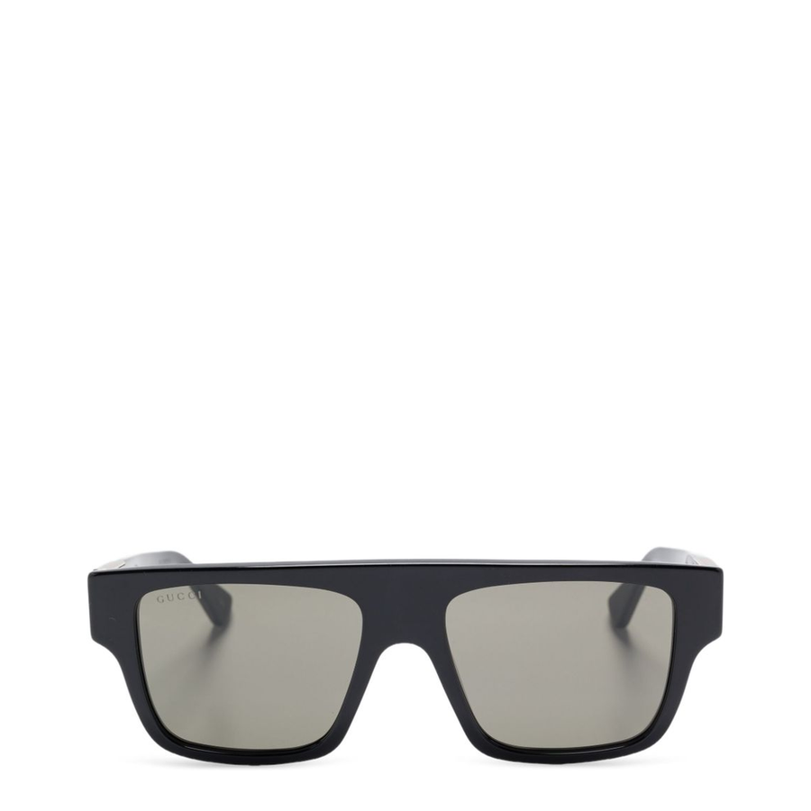 Rectangular Frame Sunglasses in Black