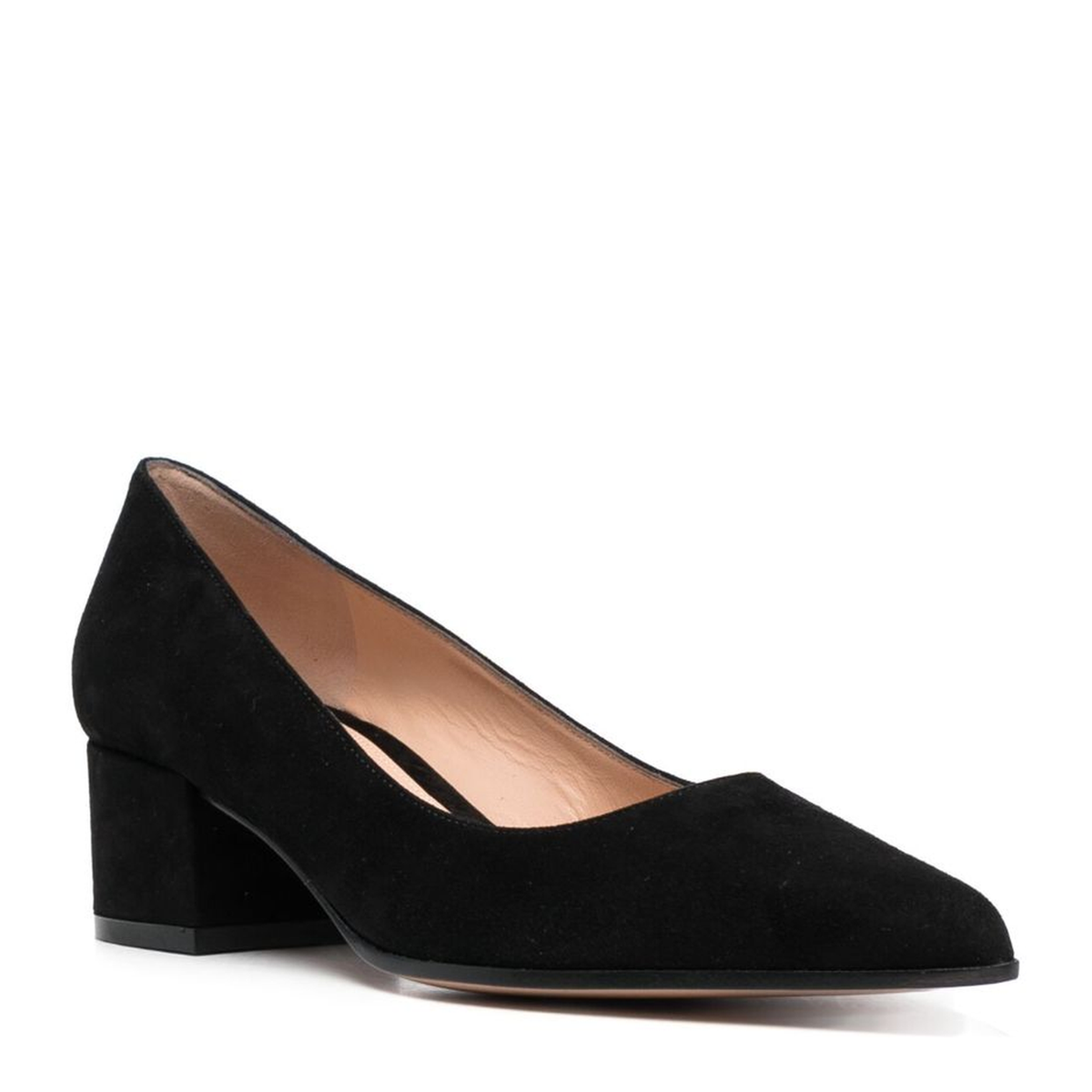 Suede Pumps - Black
