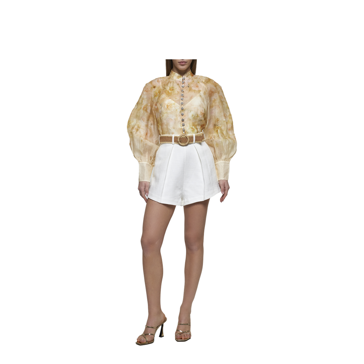 Crush Printed Linen Shirt